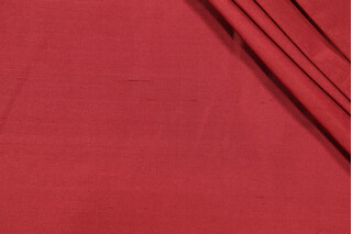 Tikka Backed Silk Decorator Fabric in Redwood
