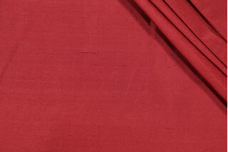 Tikka Backed Silk Decorator Fabric in Redwood