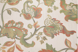 Audrey Tapestry Upholstery Fabric in Spice