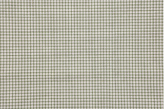 Magnolia Home Madrid Check Printed Cotton Drapery Fabric in Jungle