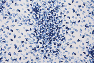 Kat Burki Ocelot Printed Drapery Fabric in Azul for Scalamandre