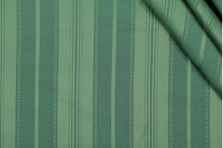 Scalamandre Stripe Damask Decorator Fabric in Shamrock 