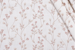 Swavelle/Mill Creek Peacekeeper Embroidered Drapery Fabric in Potpourri 