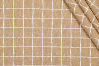 TFA Neutral Ground Woven Upholstery Fabric in Gold 