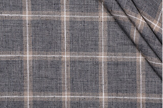 Swavelle/Mill Creek Track Record Woven Upholstery Fabric in Slate 