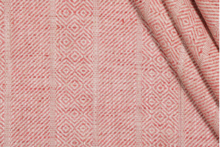 TFA Schaumburg Woven Polyester Upholstery Fabric in Coral 