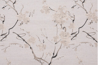Swavelle/Mill Creek Cherry Grove Latex Backed Tapestry Upholstery Fabric in Dove 