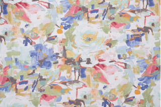 Swavelle/Mill Creek Rezzori-Madden Printed Cotton Drapery Fabric in Fresh Cut 