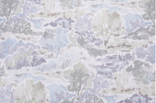 Covington Sevenoaks Printed Polyester Drapery Fabric in 528-Sky Blue