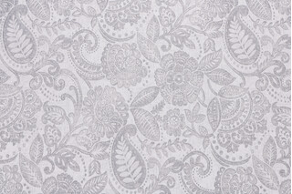 Covington Tasmin Damask Decorator Fabric in 999-Slate