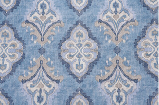 Magnolia Home Queen Printed Cotton Drapery Fabric in Delft