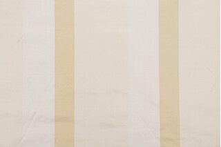 Scalamandre Sirneuse Stripe Silk Decorator Fabric in Cream/Gold