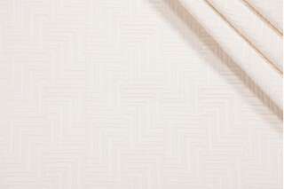 Fonthill Blaine Matelasse Upholstery Fabric in Ivory