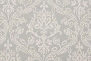 Scalamandre Decora Damask Decorator Fabric in Sky