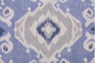 Magnolia Home Delhi Printed Cotton Drapery Fabric in Yacht
