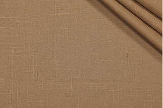 Covington Jefferson Linen Backed Decorator Fabric in 619-Truffle