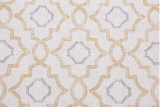 Magnolia Home Talbot Printed Cotton Drapery Fabric in Barley