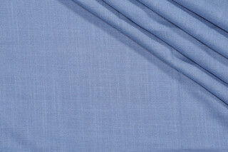 Ester Woven Linen Decorator Fabric in Blue