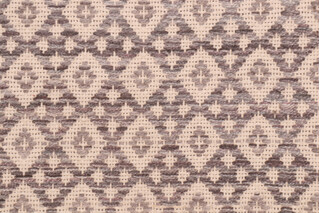 PK Lifestyles Andes Diamond Woven Decorator Fabric in Smoke