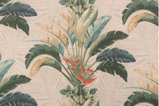 Tommy Bahama Banana Leaves Printed Polyester Outdoor Fabric in Wicker