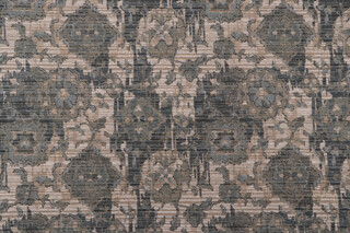 Set In Stone Woven Chenille Damask Upholstery Fabric in Aqua