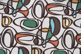 Covington Wow Printed Cotton Drapery Fabric in 607-Woodland