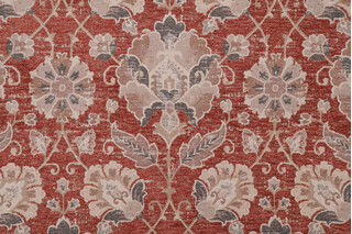 Mill Creek Broadhurst Latex Backed Chenille Tapestry Upholstery Fabric in Auburn