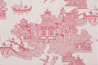 Scalamandre Tapestry Upholstery Fabric in Strawberry
