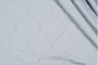Covington Kismet Embroidered Decorator Fabric in 592-Spa