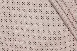 Retro Burnout Suede Decorator Fabric in Cream