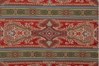 Mosely Stripe Woven Chenille Upholstery Fabric in Gemstone 