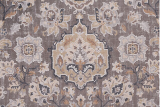 Textile 360 Rumi Printed Velvet Decorator Fabric in Sterling