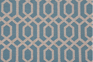 Nardes USA Neron Woven Upholstery Fabri cin Teal