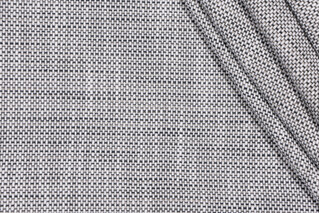 Hermitage Woven Upholstery Fabric in Charcoal