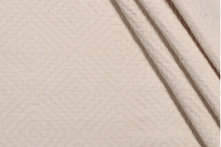 Waverly Serena Matelasse Upholstery Fabric in Cream