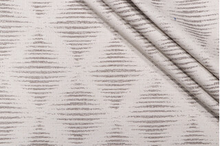 Shibori Diamond Woven Upholstery Fabric in Ash