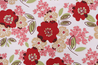 Magnolia Home Sydney Printed Cotton Drapery Fabric in Rainforest