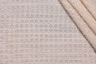 Old World Weavers Orb Semi-Sheer Drapery Fabric in Nougat for Scalamandre