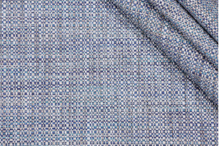 Orville Woven Upholstery Fabric in Ocean