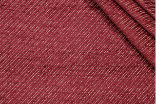Scalamandre Woven Chenille Upholstery Fabric in Wild Berry