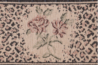 Scalamandre Leopard Rose Border 6&#39;&#39; Tapestry Border Fabric in Taupe