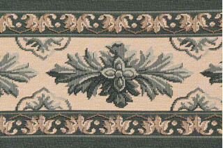 Scalamandre Madrid 6&#39;&#39; Border Tapestry Border Fabric in Green