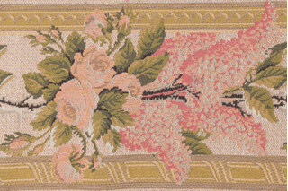 Scalamandre Lilas 9&#39;&#39; Border Tapestry Border Fabric in Rosette
