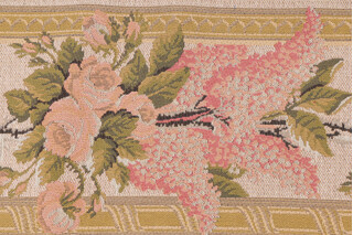 Scalamandre Lilas 9&#39;&#39; Border Tapestry Border Fabric in Rosette