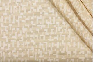 Sample of Chorus Line Woven Decorator Fabric in Lemoncello 