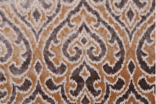 Covington Sirocco Velvet Chenille Upholstery Fabric in 145-Travertine 