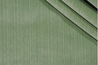 Scalamandre Strie Velvet Upholstery Fabric in Kelly