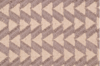 Genevieve Gorder Fringe Benefits Embroidered Drapery Fabric in Pewter