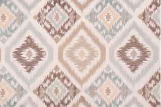 Valiant Fabrics Anali Embroidered Drapery Fabric in Spa