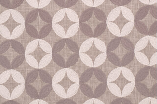Valiant Fabrics Emery Embroidered Drapery Fabric in Grey